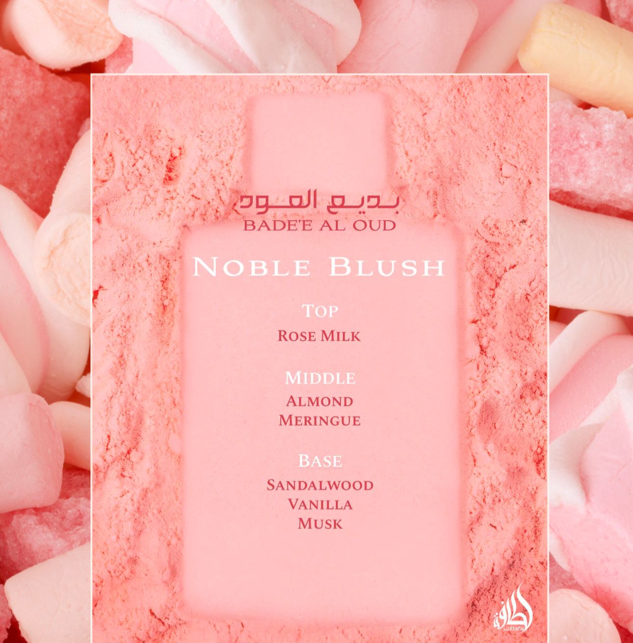 Badee Al Oud Noble Blush Lattafa Perfumes para mujeres